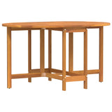 Garden Table Folding Brown 110 x 60 x 72 cm Solid Acacia Wood 4103887