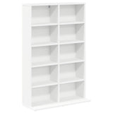 CD Cabinet 2 pcs White 65 x 23.5 x 97.5 cm Engineered Wood 8012675