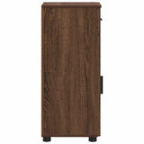 Bathroom Cabinet with Drawer Brown Oak 30 x 35 x 80 cm 883331