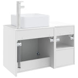 Bathroom Furniture Set 2 pcs White Engineered Wood 3404044