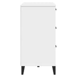 Drawer Cabinet VIKEN White Engineered Wood 374920