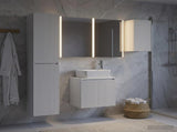 Bathroom Cabinet Set 5 pcs White Engineered Wood 3407327