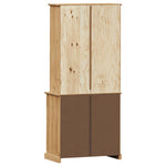 Highboard VIGO 78x40x175 cm Solid Wood Pine 3188301