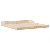 Bed Frame Brown 200 x 220 cm Solid Pine Wood 873382