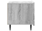 Bedside Cabinet Grey Sonoma 62 x 34.5 x 49.5 cm Engineered Wood 894321