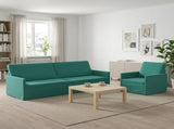 Sofa Set 2 pcs Turquoise Velvet 3433239