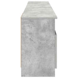 Electric Fireplace Concrete 165 x 28.5 x 47 cm Engineered wood 8021186