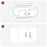 Storage Cabinet Black 60 x 40 x 40 cm Steel 891712