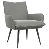 Armchair Light Grey Velvet 42047723