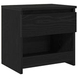 Bedside Cabinet 2 pcs Black Oak 40 x 30 x 39 cm Engineered Wood 862575