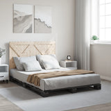 Bed Frame Grey Solid pine wood Double Sturdy Bed Frame 3281582