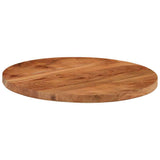 Table Top 40x2.5 cm Round Solid Wood Acacia 370046