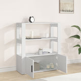 Sideboard White 80x30x90 cm Engineered Wood 819460