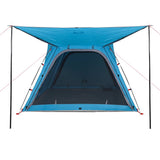 Camping Tent 4-Person Blue Quick Release Waterproof 94357