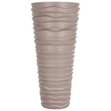Planter with Removable Inner Mocha 18/45 L PP Grooved Look 364691
