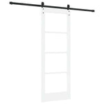 Sliding Door Manual ORKDAL White 73.5 x 198.5 cm Wood and metal 3332464