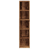 CD Cabinets 2 pcs Old Wood 21x16x93.5 cm Engineered Wood 855838