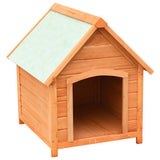 170639 Dog House Solid Pine & Fir Wood 72x85x82 cm