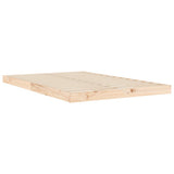 Bed Frame without Mattress 120x190 cm Small Double Solid Wood Pine 823474