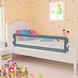 Toddler Safety Bed Rail Grey 150x42 cm Polyester 10167