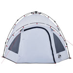 ZNTS Camping Tent Dome 3-Person White Blackout Fabric Quick Release 4004225