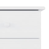 Sideboard ALTA White 77x35x73 cm Solid Wood Pine 353944