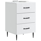 Bedside Cabinet White 43 x 41 x 66.5 cm Engineered Wood 894785