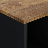 Sideboard with 2 Doors 80x33x75 cm Solid Wood Mango 352924