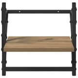 Wall Shelf Set with Shelf 6 pcs Artisan Oak 100 x 25 x 30 cm 882839
