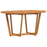 Garden Dining Table Oval 150x90x75 cm Solid Wood Acacia 4108136