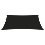 ZNTS Sunshade Sail Oxford Fabric Rectangular 5x6 m Black 135769