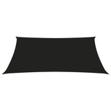Sunshade Sail Oxford Fabric Trapezium 3/4x3 m Black 135792
