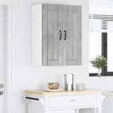 Kitchen Cabinet Concrete Grey 60 x 31 x 80 cm Engineered Wood 885048