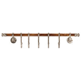 Coat Rack Wall Mounted 75x15 cm Aluminium 357836