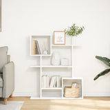 Room Divider Bookcase White 92x29x112 cm Engineered Wood 858120