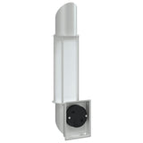 Outdoor Wall Lights 2pcs Silver Stainless Steel 4006293