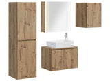 Bathroom Cabinet Set 5 pcs Artisan Oak 53 x 15.5 x 70 cm 3407334
