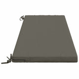 2-Piece Bench Cushions SOEST 2 pcs 100% Polyester Grey 949391