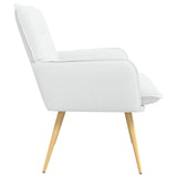 Armchair White Fabric 42047708