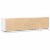 TV Cabinet with LED White 180 x 38 x 49 cm Engineered Wood 3376144