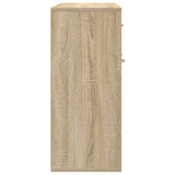 Sideboard Sonoma Oak 88x30x70 cm Engineered Wood 800678