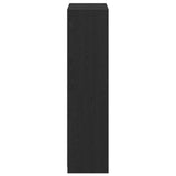 Wardrobe with Shelf Black Oak 80 x 50 x 200 cm Engineered Wood 3345119