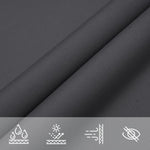 Sunshade Sail Oxford Fabric Rectangular 5x7 m Anthracite 135110
