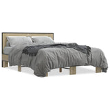 Bed Frame without Mattress Sonoma Oak 140x200 cm 3280103