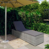 Sun Lounger Grey 317106