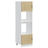 Oven Cabinets 2 pcs Lucca Sonoma Oak Engineered Wood 3315044