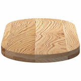 Table Top 80x40x4 cm Solid Wood Oak Oval 4009065