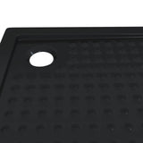 Shower Base Tray with Dots 90 x 90 x 4 cm ABS Black 42033513