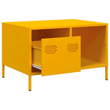 Coffee Table Mustard Yellow 68.5x50x43.5 cm Cold-rolled Steel 851283