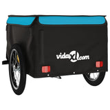 Bike Trailer Black and Blue 45 kg Iron 94086